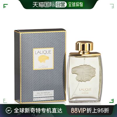 美国直邮Lalique狮子男士香水金色清新淡雅柔和自然持久留香125ml