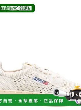 自营Autry Medalist Easeknit Low-Top Sneakers - knit/leat whi