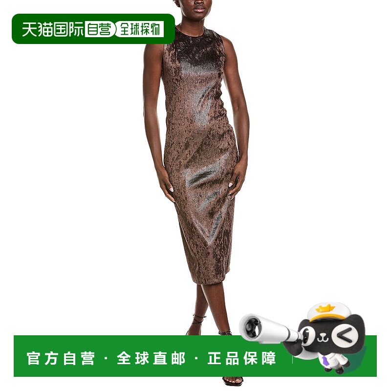 自营Kenneth Cole Modern Sheath Dress - brown 美国奥莱直发