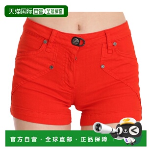 自营PLEIN Mid SUD blue Waist Women Cotton Mini 美 orange