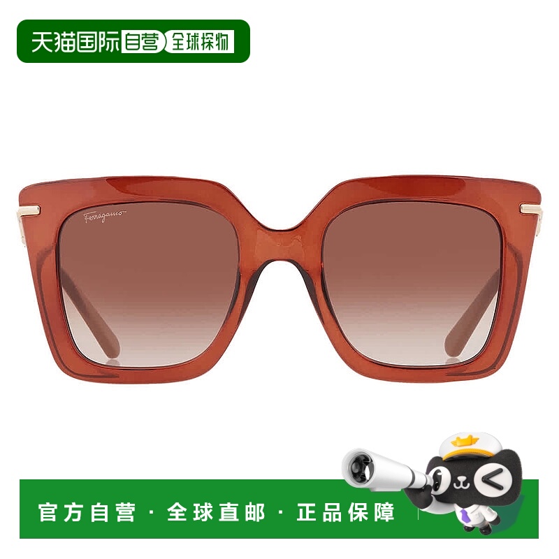 自营Salvatore Ferragamo Brown Gradient Butterfly Ladies Sung