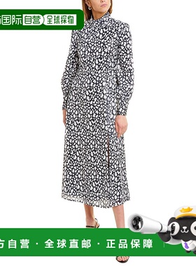 自营 Olivia Rubin Maddie 中长早秋新款连衣裙 黑色 美国奥莱直