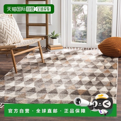 自营safaviehKenya Hand Made Area Rug, Ivory / Multi Contempo