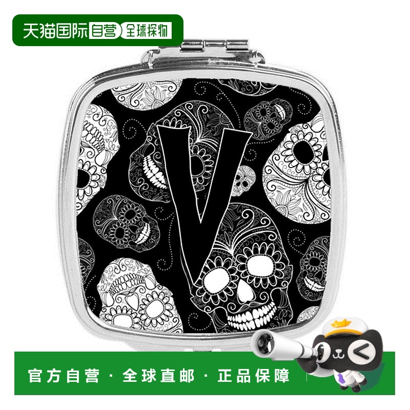 自营 Carolines Treasures CJ2008-VSCM 字母 V 亡灵节骷髅正品