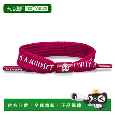 自营 Rastaclat 原创手工组装红色 Positivity Is A Mindset 可调