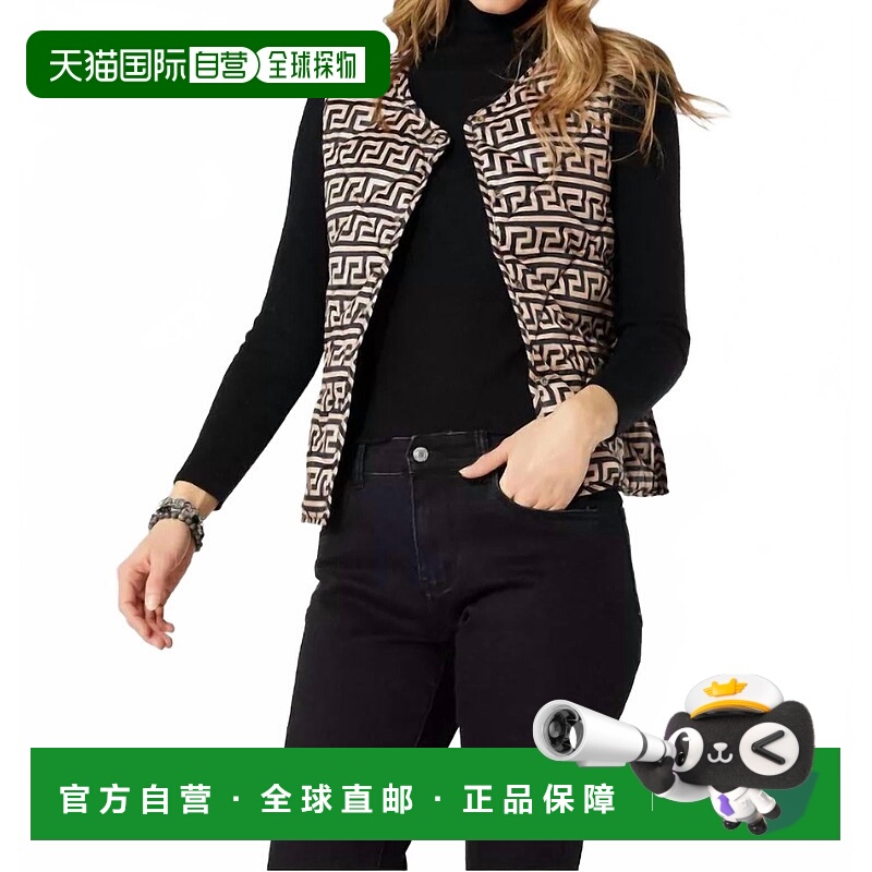 自营coco + carmenBraylin Reversible Quilted Vest In Black -