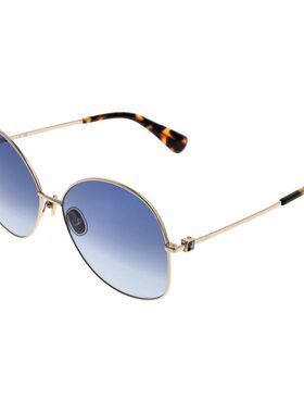 自营Max Mara Metal Women's Sunglasses - gold 美国奥莱直发