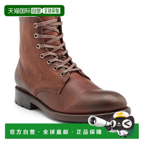 1h可退 【美国直邮】Frye 男士 Bowery 系带靴 时装靴 复古风真皮