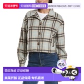 New Jacket York 自营Oat Cropped Plaid beige 美国奥莱直发
