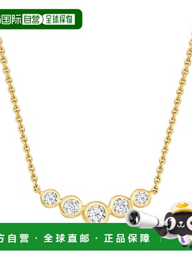 自营Ross-Simons Bezel-Set Lab-Grown Diamond Bar Necklace in