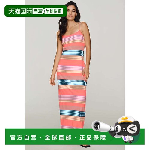 自营beach riotMalie长裙-充满活力的凌空条纹 美国奥莱直发