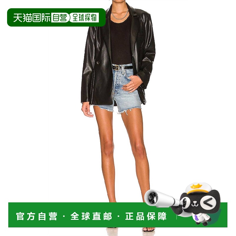 自营agolde蓝色车轮短款-蓝色 美国奥莱直发