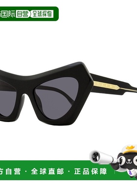 自营 Marni 女式猫眼太阳镜 Devil's Pool ZTJ 黑色 56 毫米 - zt