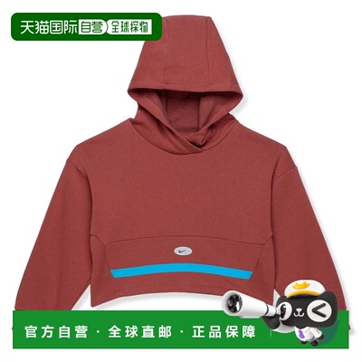 自营Nike NSW Icon Novelty Hoodie Kids  Canyon Rust Fleece Lo