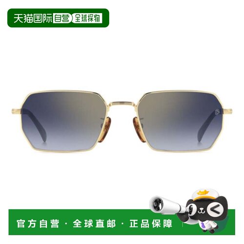 自营david beckhamDb1174/S几何渐变金属太阳镜-灰色 美国奥莱直