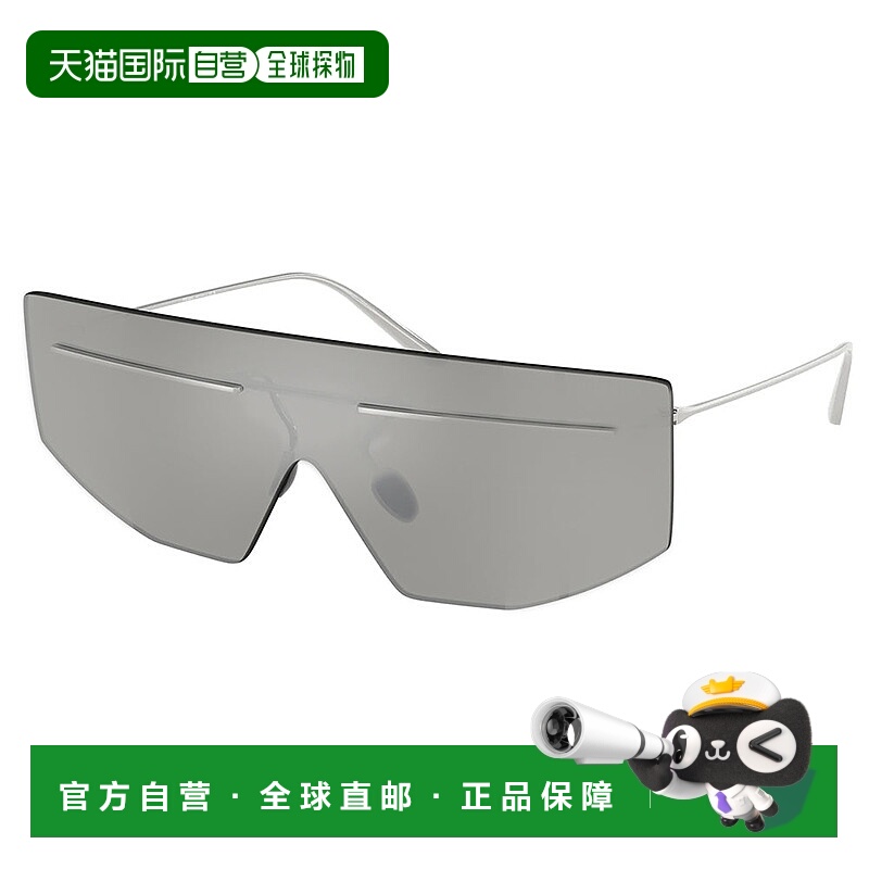 自营 prada普拉达PR B55S 1BC60N 40mm中性款盾牌太阳镜-银色 美