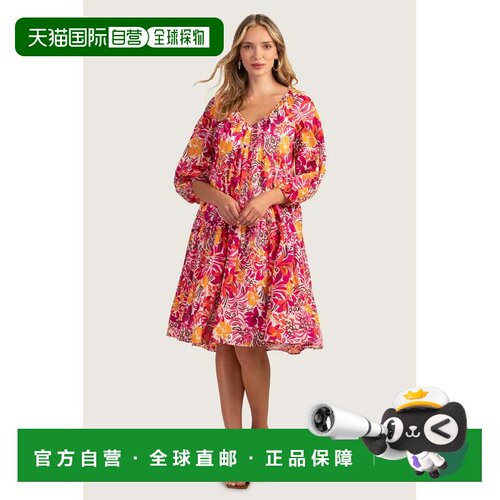 自营trina turkTantier连衣裙-multi Rockrose 美国奥莱直发