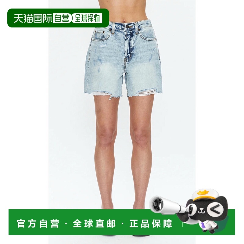 自营 pistola圣特罗佩 女士 Devin 高腰牛仔短裤 - saint tropez