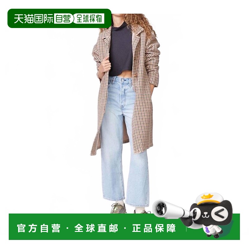 自营monrow泰迪长夹克灰褐色 美国奥莱直发