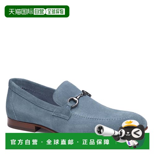 自营Johnston & Murphy男士Higgins Bit Loafer-牛仔绒面革 美国
