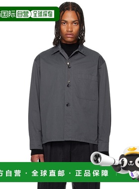 1h可退 香港直邮潮奢 Lemaire 男士 灰色 Pyjama 衬衫 SH1198LF12