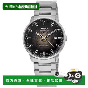 Automatic Black Dial 自营Mido Men Gradient Steel Commander