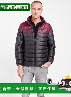 自营guessHarrison Ombre Puffer Jacket - petite syrah multi