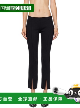 1h可退 香港直邮潮奢 The Row 女士 黑色 Thilde 长裤 3448K106