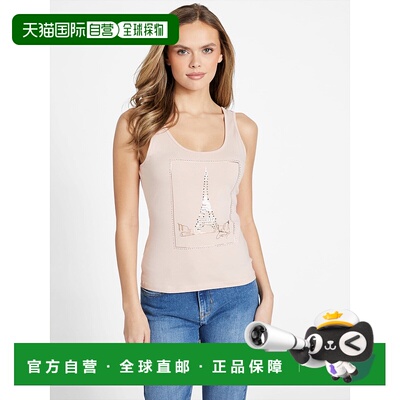 自营guessEco Bettie 装饰背心 - 蒸气玫瑰 美国奥莱直发