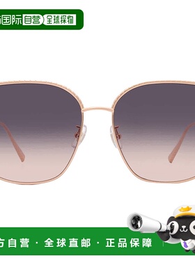 自营Chopard Smoke Orange Gradient Butterfly Ladies Sunglasse