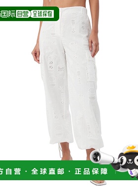 自营 trina turk天合土耳其Amelle长裤-白色 美国奥莱直发休闲裤