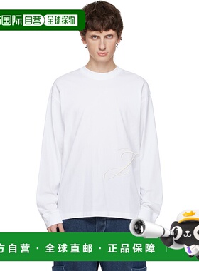 1h可退 香港直邮潮奢 Jacquemus 男士 白色 The J T 恤 25HTSM005
