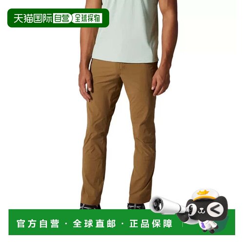自营Mountain Hardwear Basin Trek长裤男式Corozo Nut直筒奇诺UP
