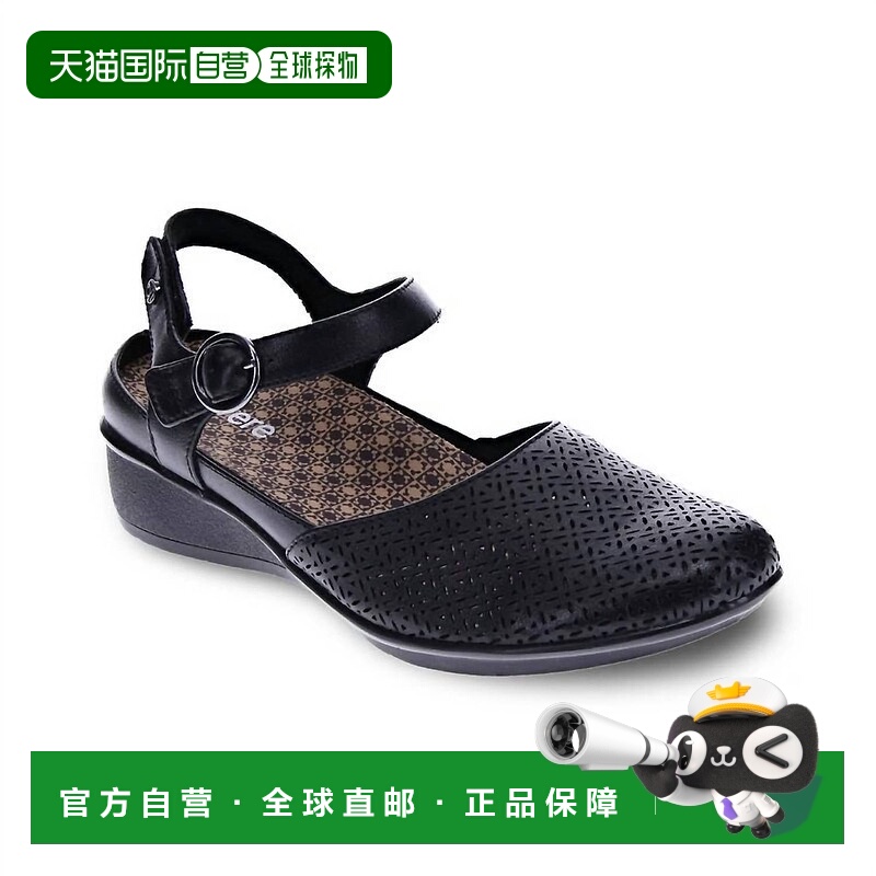 自营revereWomen's Calabria Closed Toe Sandal In Black - blac