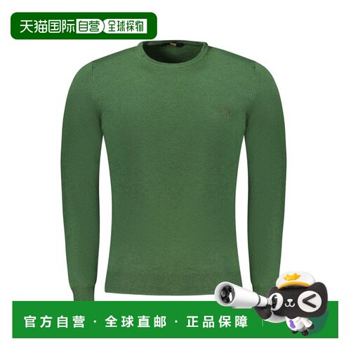 自营Cavalli Class Viscose Men Men's Sweater - green 美国奥莱