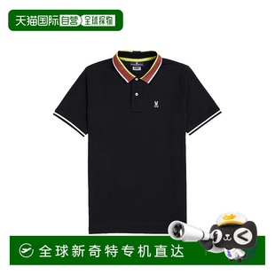 条纹领 Bunny B6K844U1PC 自营Psycho 衬衫 Polo York 黑色男式