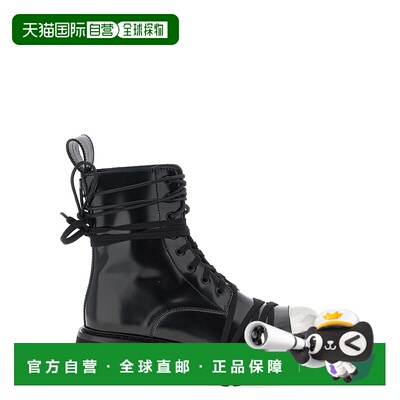 自营moschino'Combat' Combat Boots - black 美国奥莱直发