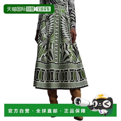 自营Farm Rio Maxi Skirt - Black A字裙半身裙美国直发奥莱