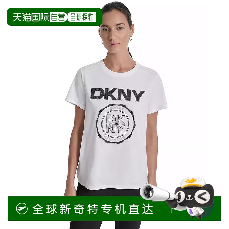 1h可退 【美国直邮】dkny 女士 上装T恤短袖上衣
