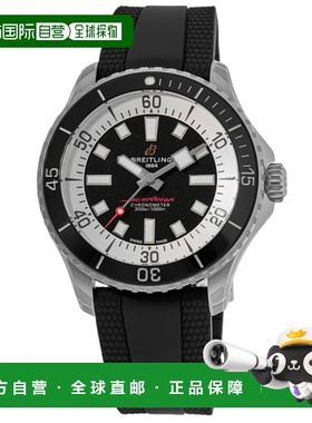 自营Breitling Superocean Automatic 42 Black Dial Rubber Stra