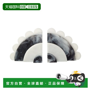 自营Jonathan Adler Como Bookend Set - black 美国奥莱直发