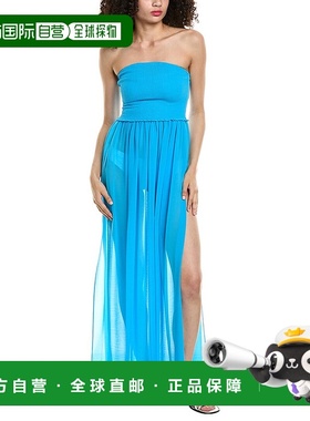 自营Ramy Brook Calista Maxi连衣裙-蓝色 美国奥莱直发