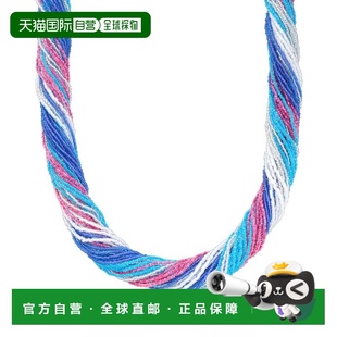 自营ross-simonsRoss Simons意大利多色穆拉诺玻璃Torsade项链,1