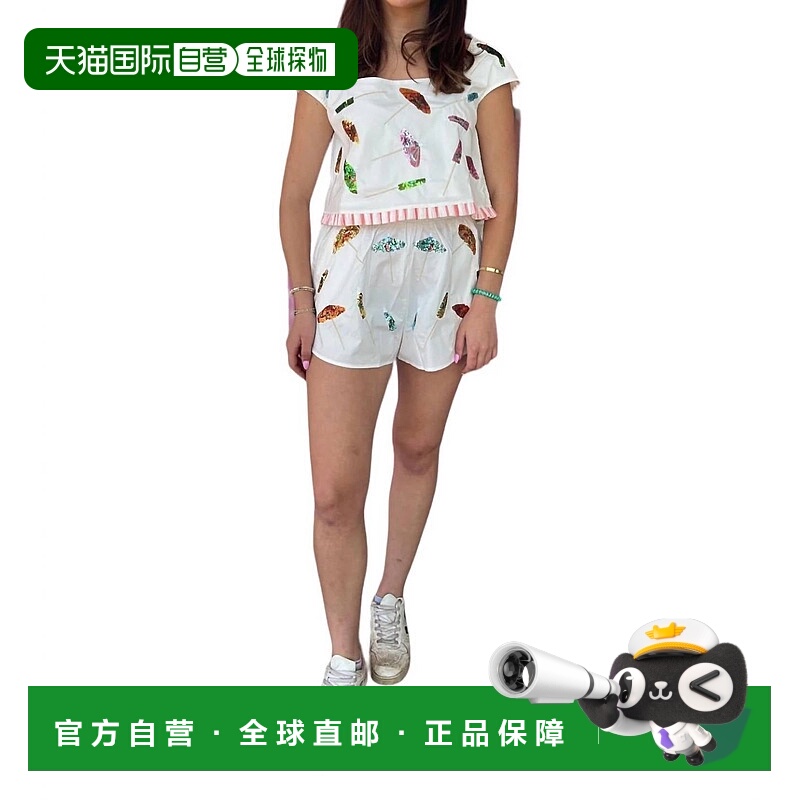 自营 queen of sparkles白色遮阳伞顶部 - 白色 美国奥莱直发