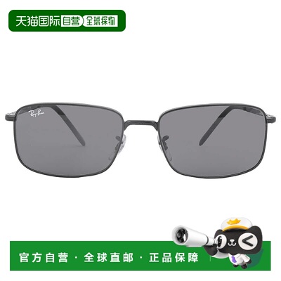 自营ray-banRay Ban Dark Grey Classic Rectangular Unisex Sung