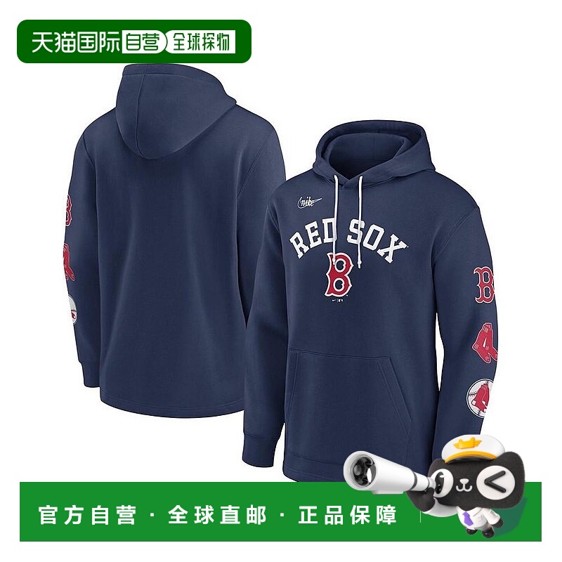 1h可退 【美国直邮】Nike 男士海军蓝波士顿红袜队 Rewind Lefty