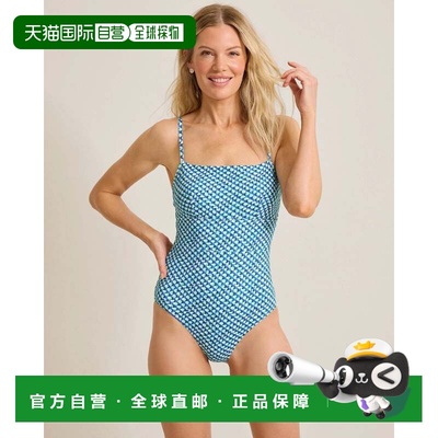 自营Women's Tommy Bahama Palm Modern Mosaic Maillot Swimsuit