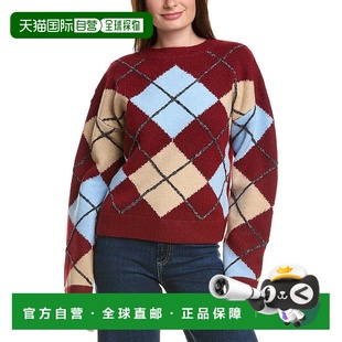 Red 自营English Sweater Argyle 毛衣美国直发奥莱 Factory
