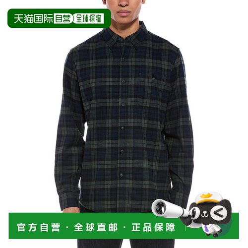 自营weatherproof vintage防风雨复古拉绒假日法兰绒-绿 美国奥