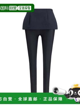 自营Diesel Polyester Casual Women's Pants - black 美国奥莱直